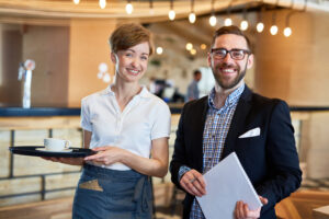 Friendly restaurant staff