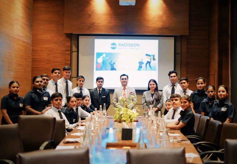 Industrial Visit Radssion Blu in Dwarka BY Skytech Aviation