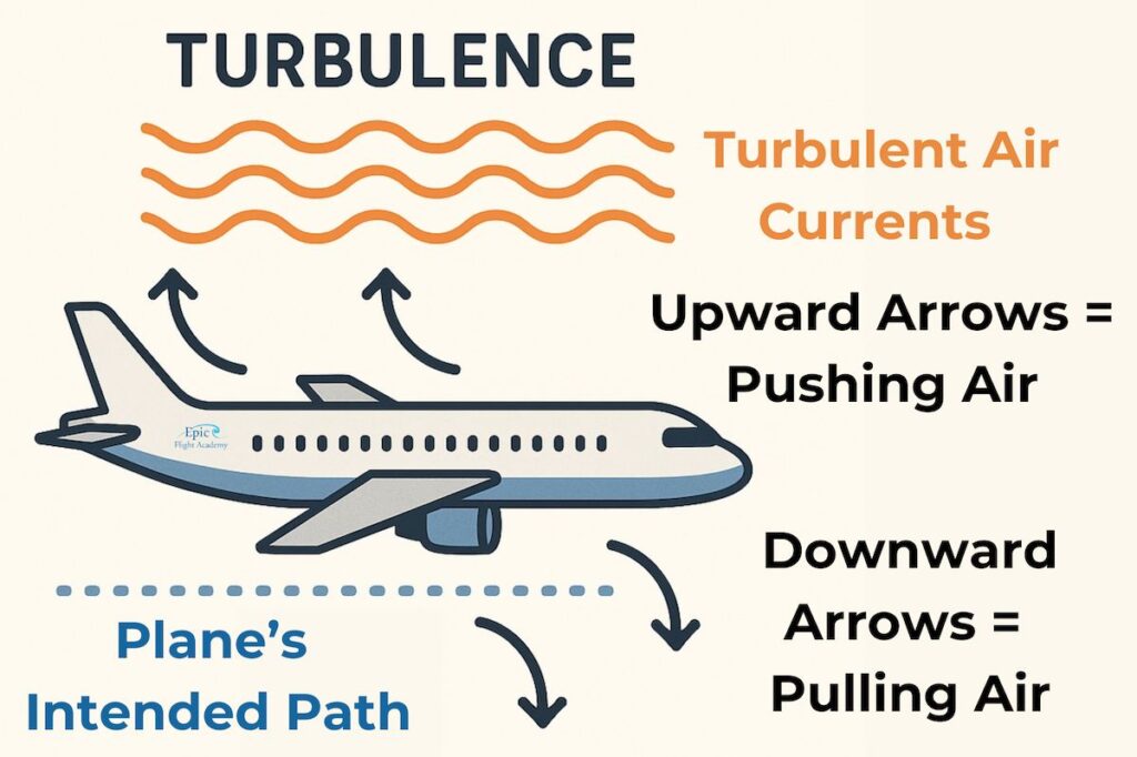 Turbulence can appear suddenly