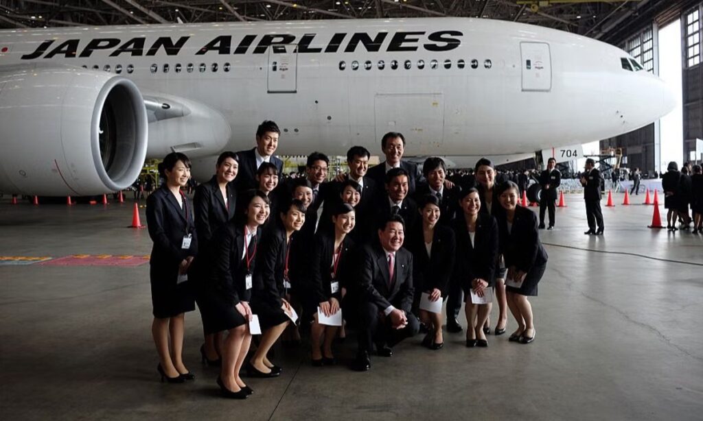 Japan Airways air hostess