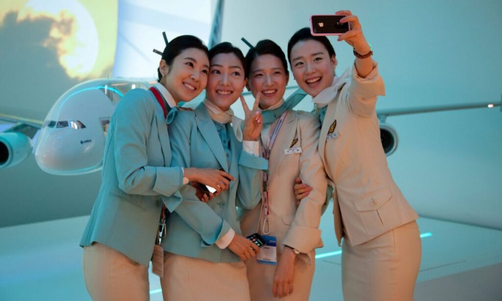 Korean Airways Air Hostess